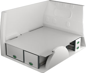 Bilinredning - Nissan NV250 L2 - Mellangolv 360mm